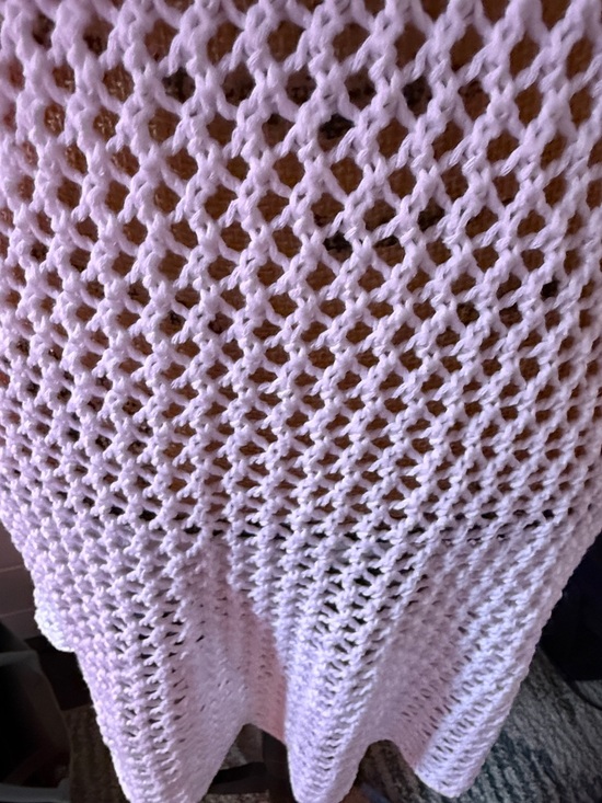 O'Neill White Crochet Pullover Swim Coverup Dress - Picture 4 of 10